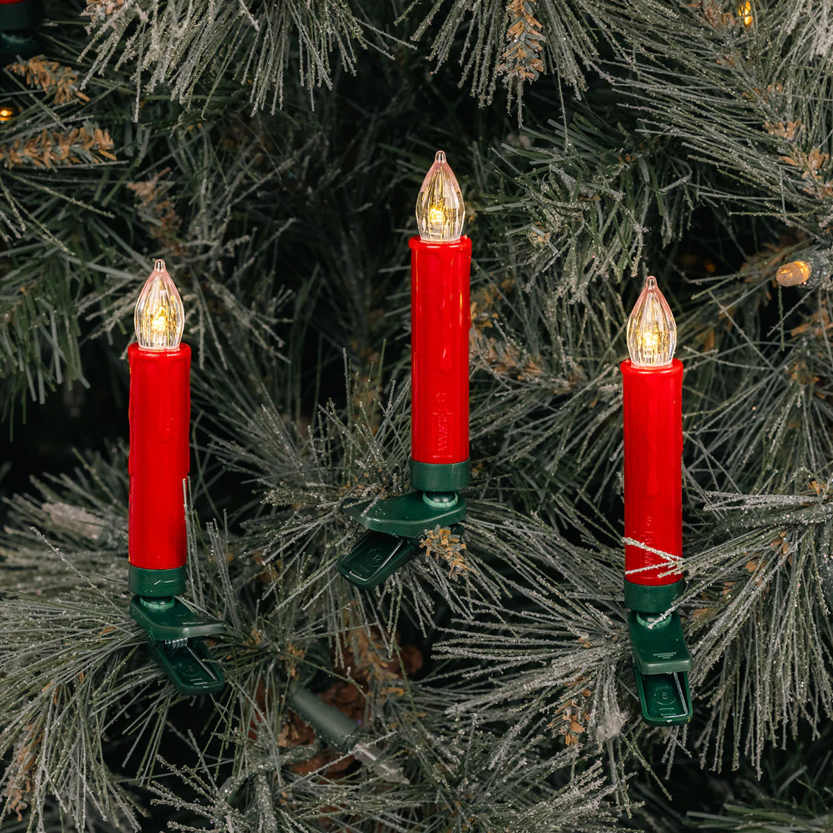 LED Clip On Taper Candles (Set of 24) - Image 2