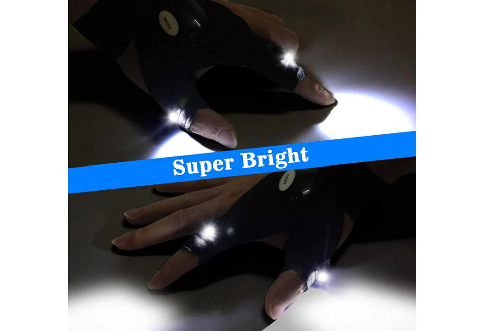 LED Flashlight Gloves (Set of 2) - Image 5