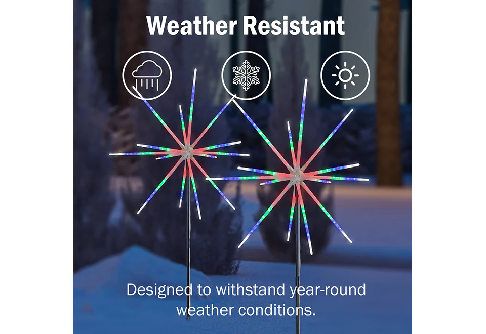 LED Garden Sparkler Lights (Set of 2) - Image 5