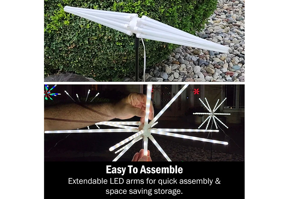 LED Garden Sparkler Lights (Set of 2) - Image 6