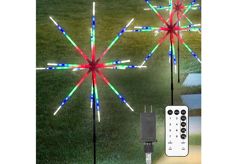 LED Garden Sparkler Lights (Set of 2) - Image 7