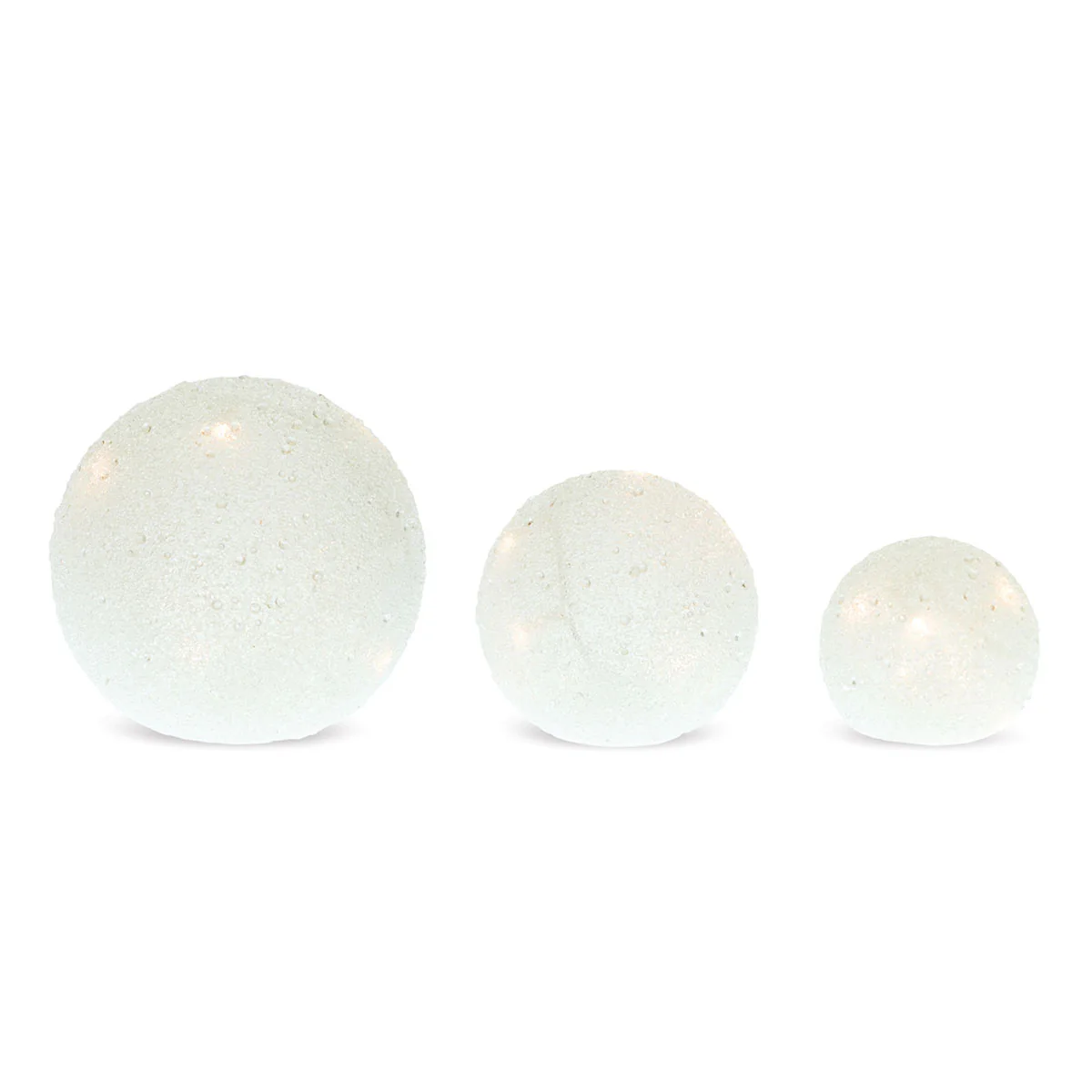 LED Holiday Decor Globe Set (Set of 3) - Image 2