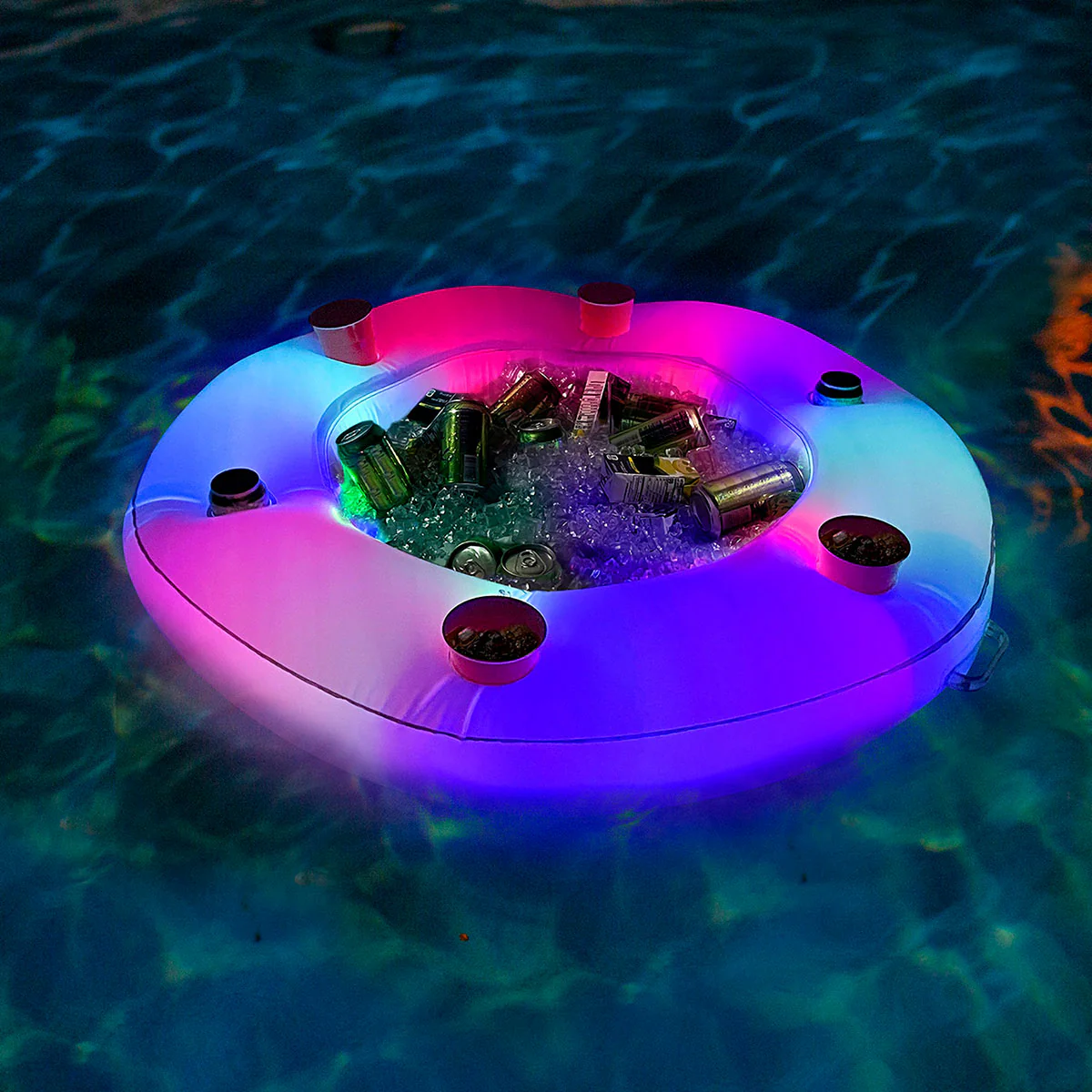 LED Inflatable Pool Beverage Cooler - Image 2