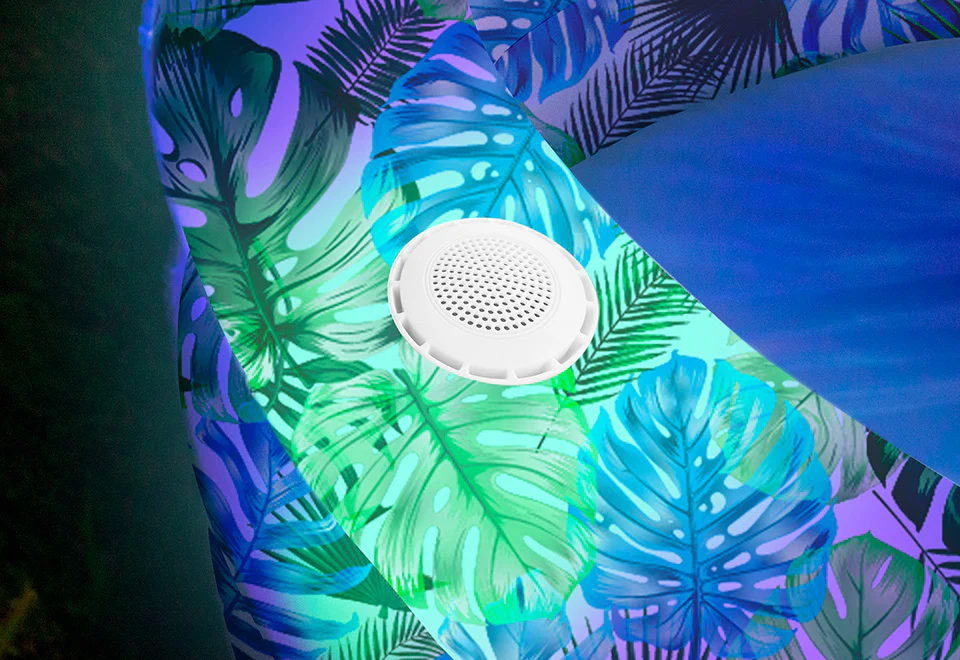 LED Pool with Bluetooth Speaker - Image 2