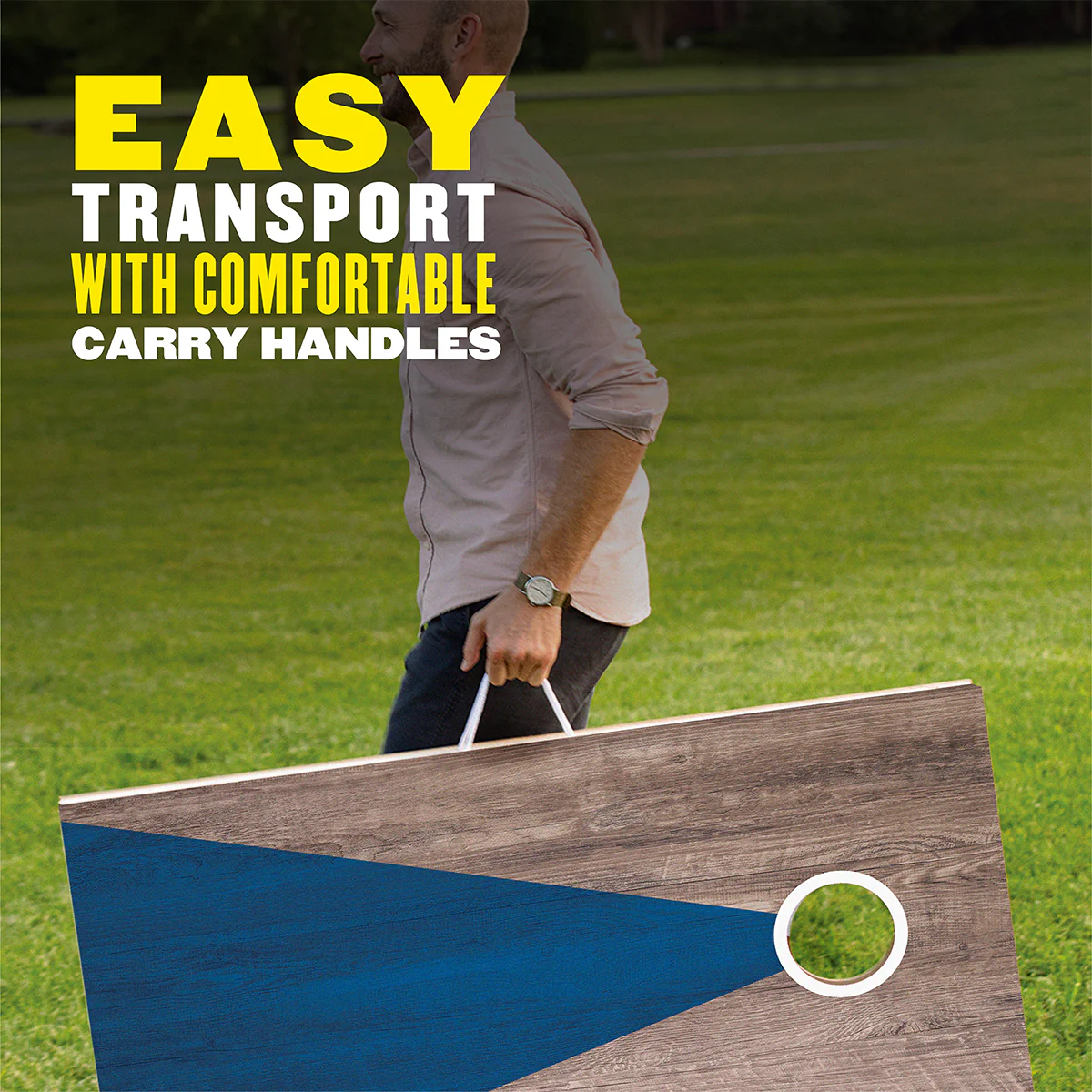 LED Wood Cornhole Set - Image 5