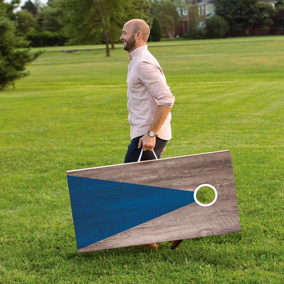 LED Wood Cornhole Set - Image 9