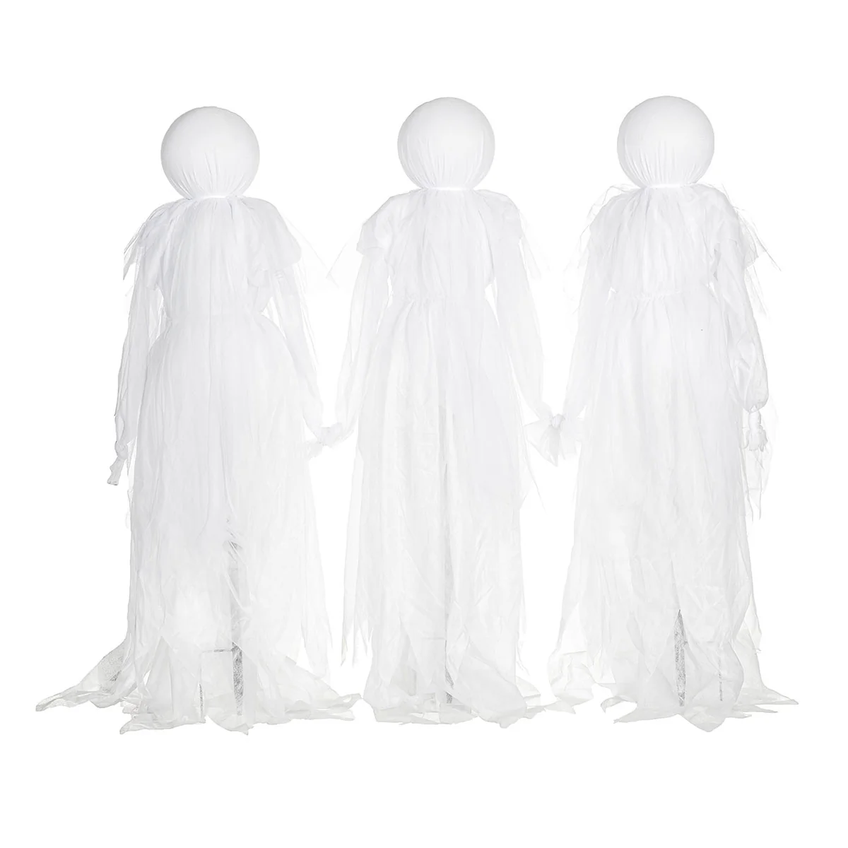 Lighted Outdoor Phantom Ghost Stakes (Set of 3) - Image 2