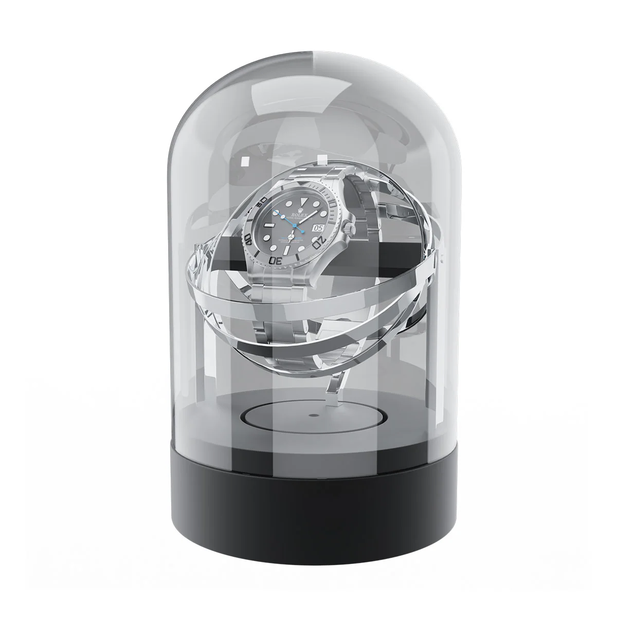 Luxury Glass Automatic Watch Winder - Image 7