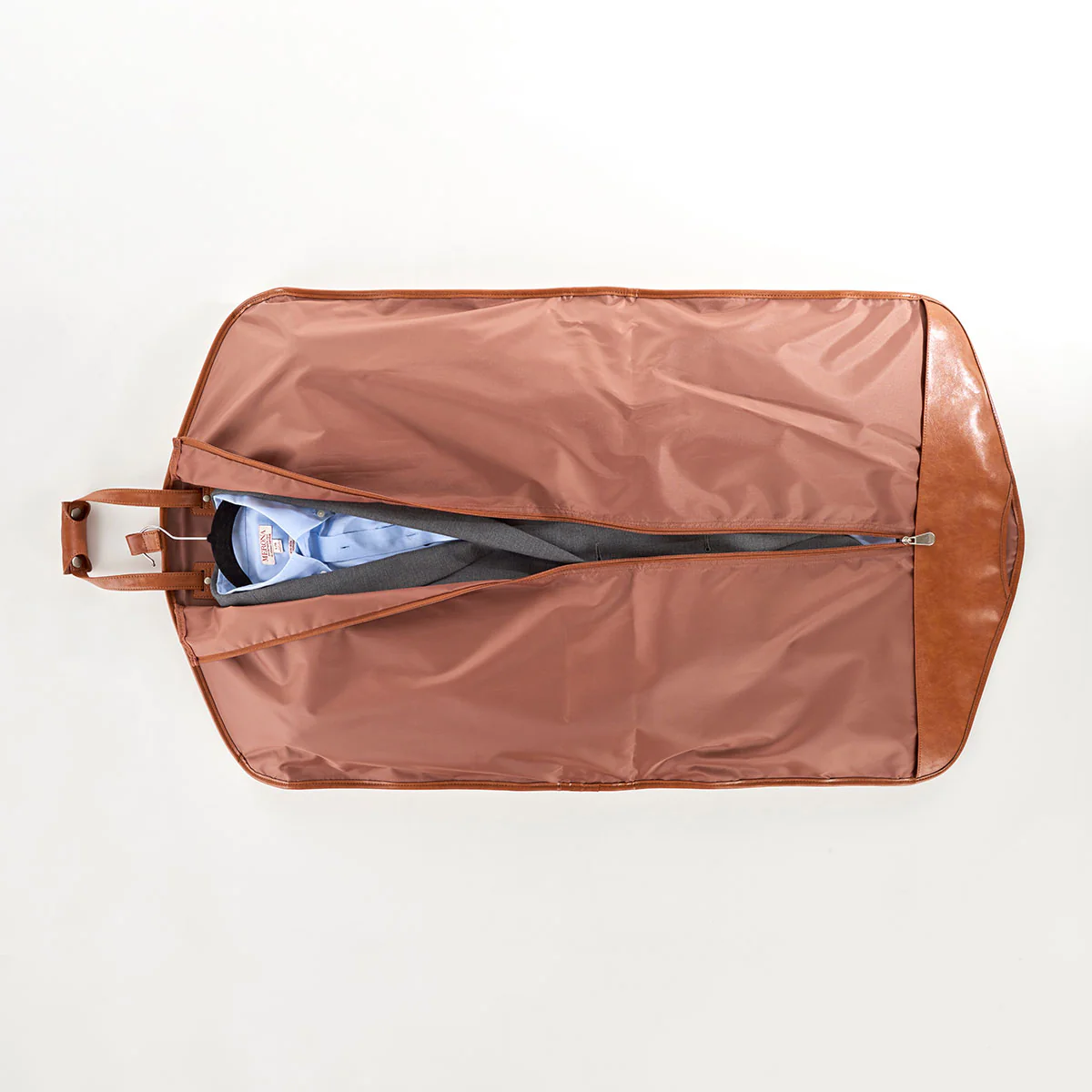 Luxury Leather Garment Bag - Image 4