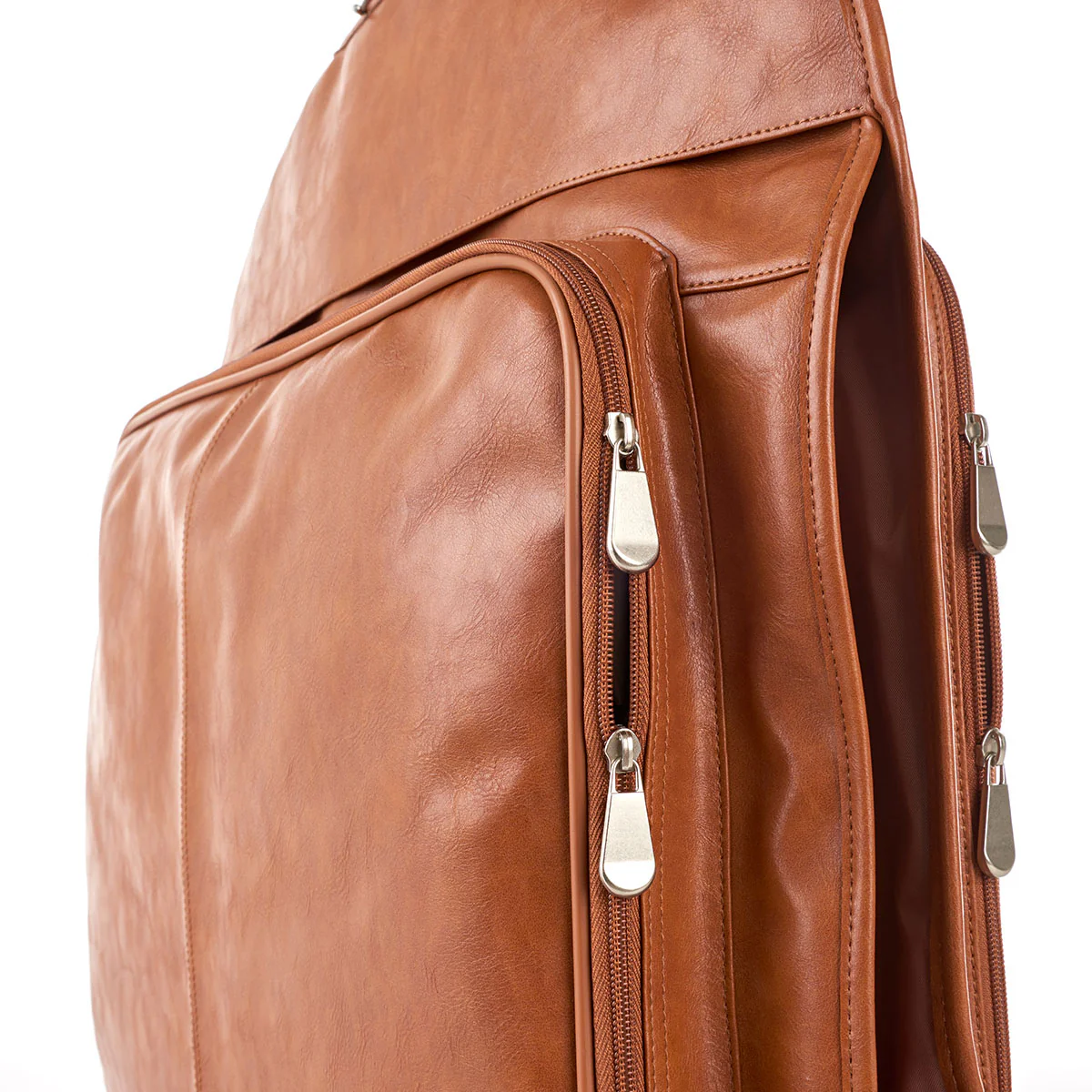 Luxury Leather Garment Bag - Image 7