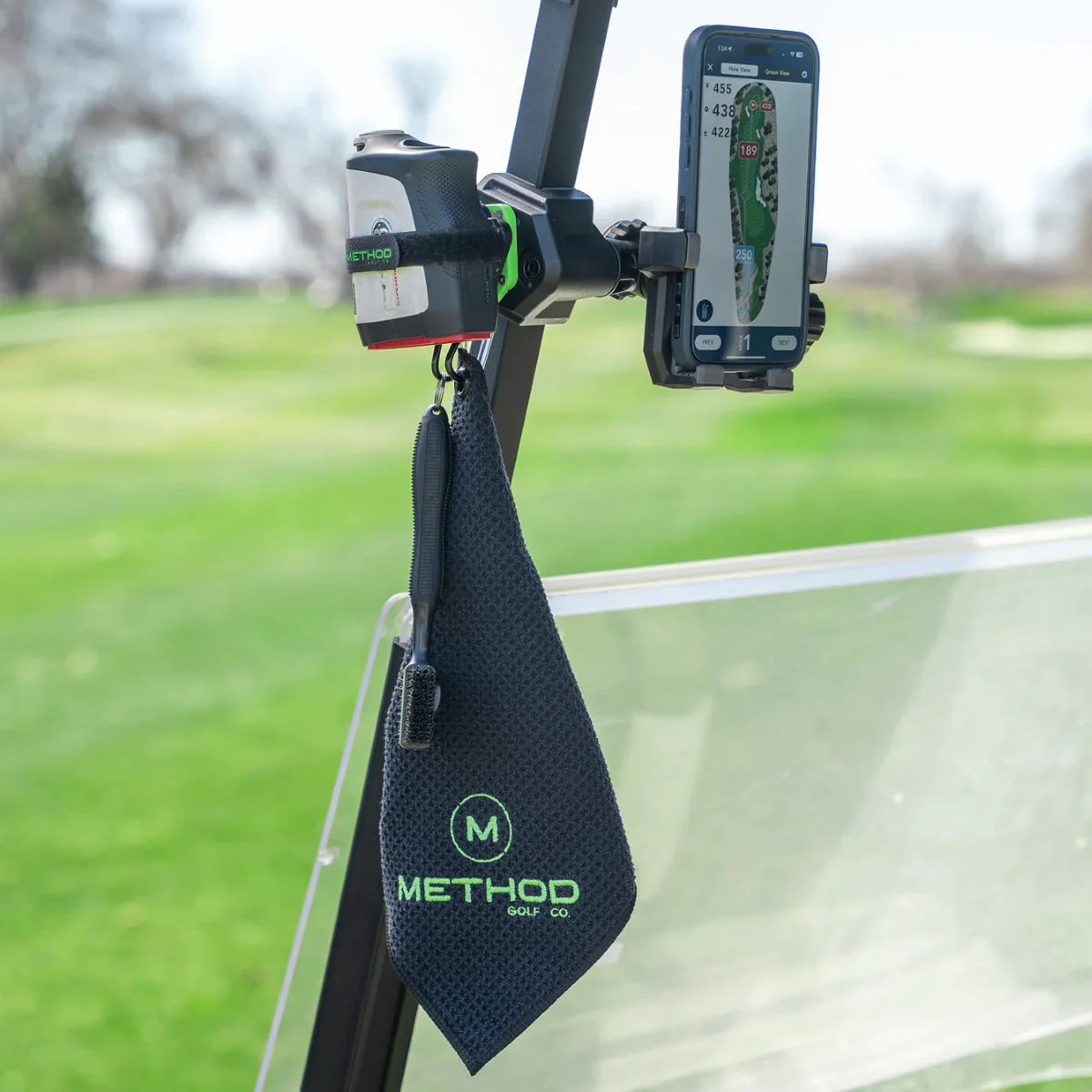 Magnetic Golf Cart Phone Holder and Gear Hub