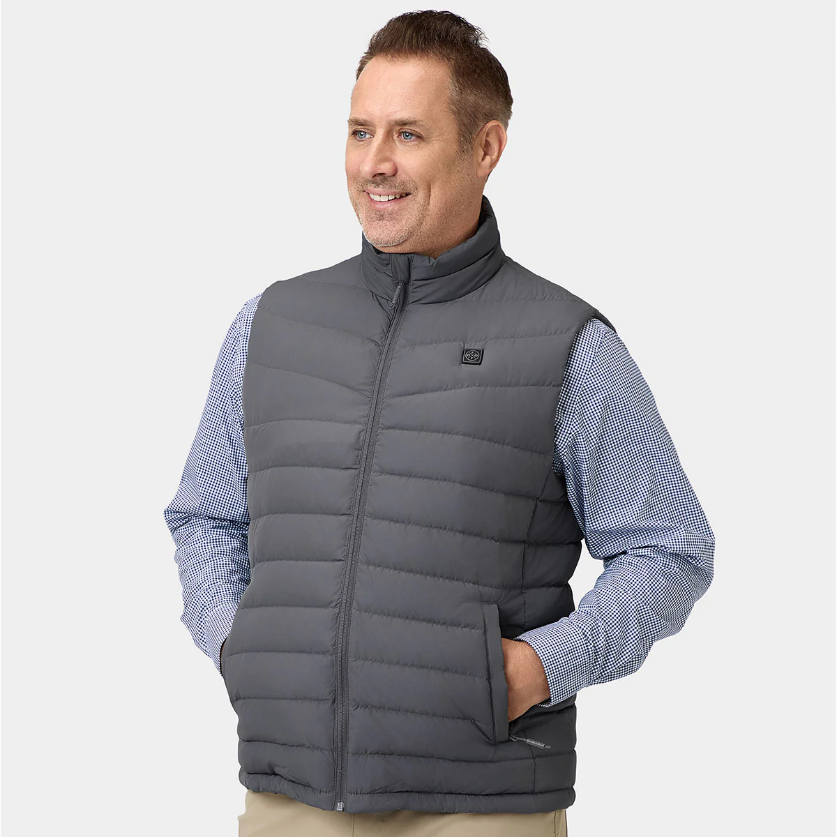 Men's Heated Lightweight Down Vest - Image 3