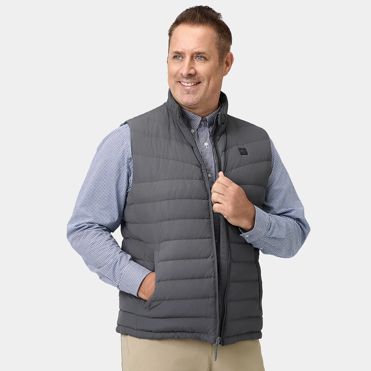 Men's Heated Lightweight Down Vest - Image 9