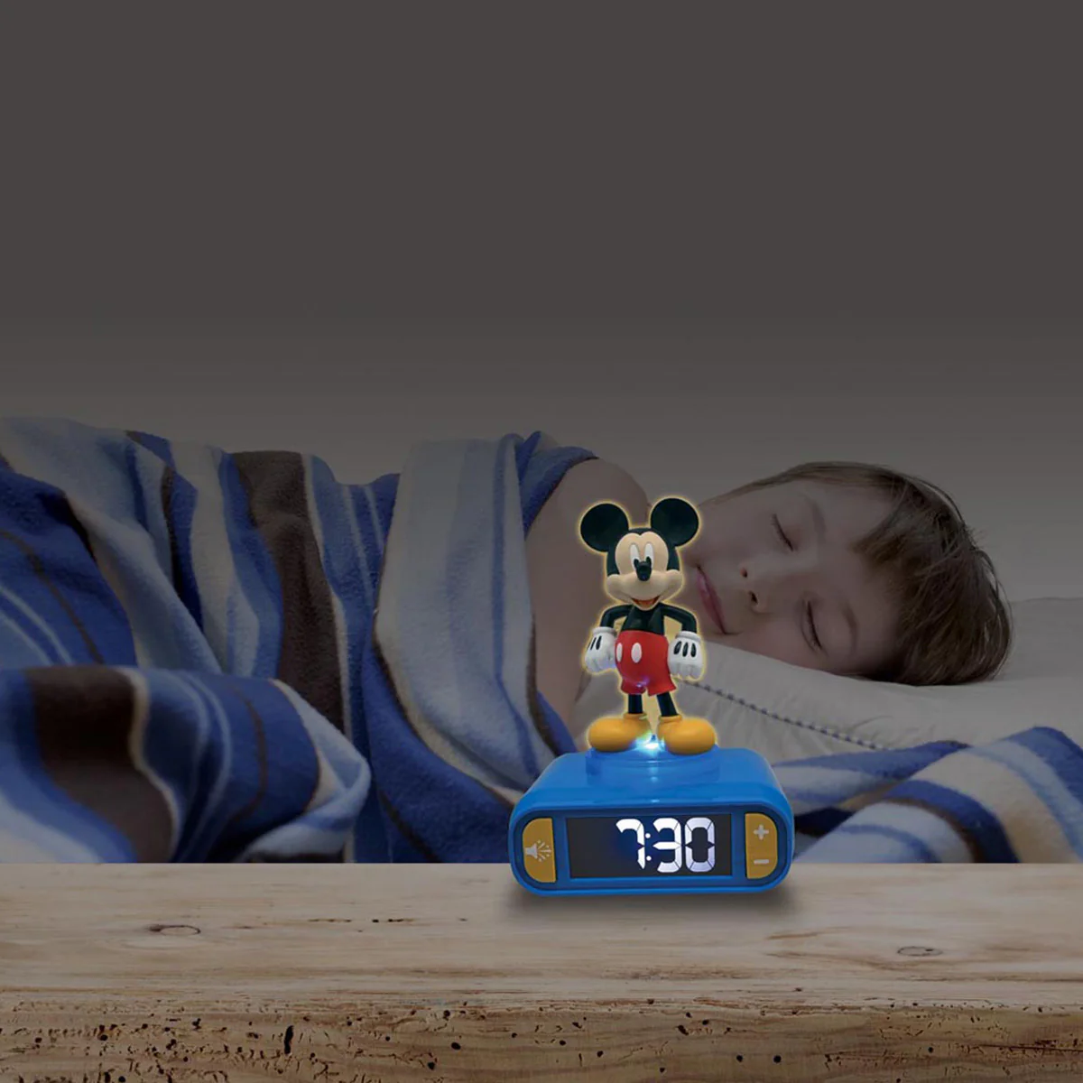 Mickey Digital Alarm Clock with Nightlight - Image 4