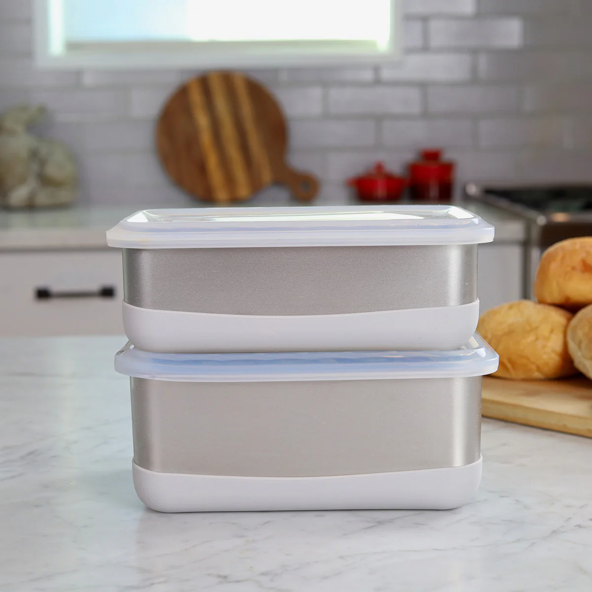 Microwave Safe Stainless Steel Set - Image 4
