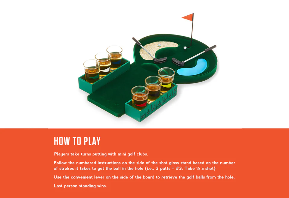 Mini Putting Drinking Shot Game - Image 3