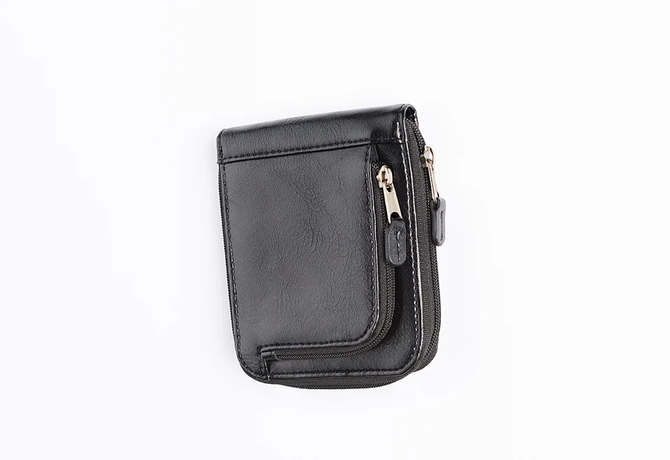 Minimalist Zippered RFID Front Pocket Wallet - Image 4