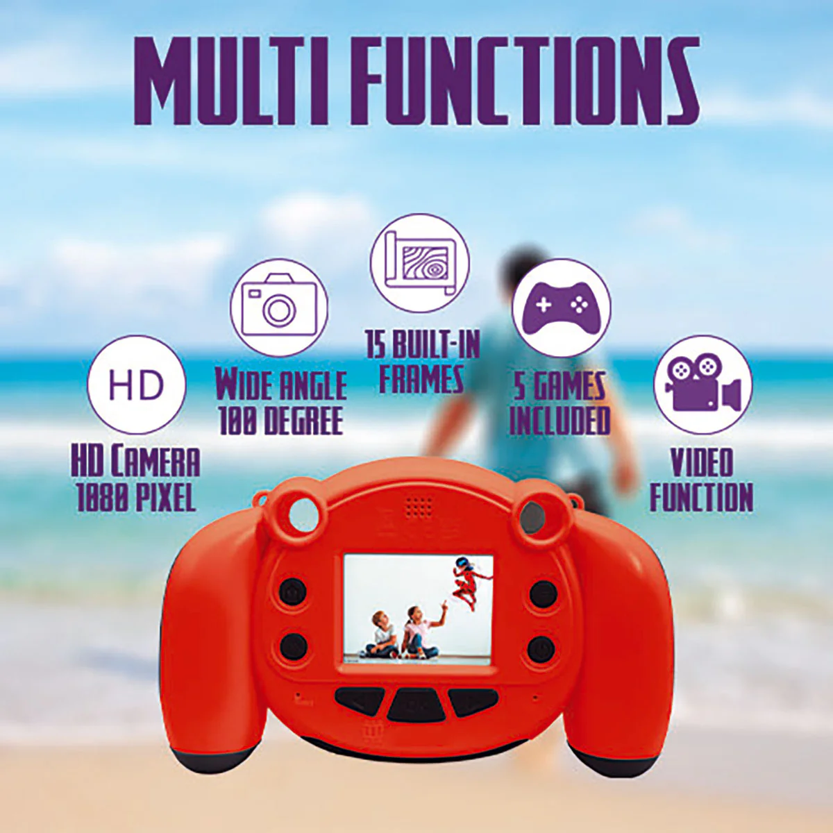 Miraculous HD Kids Digital Camera - Image 4