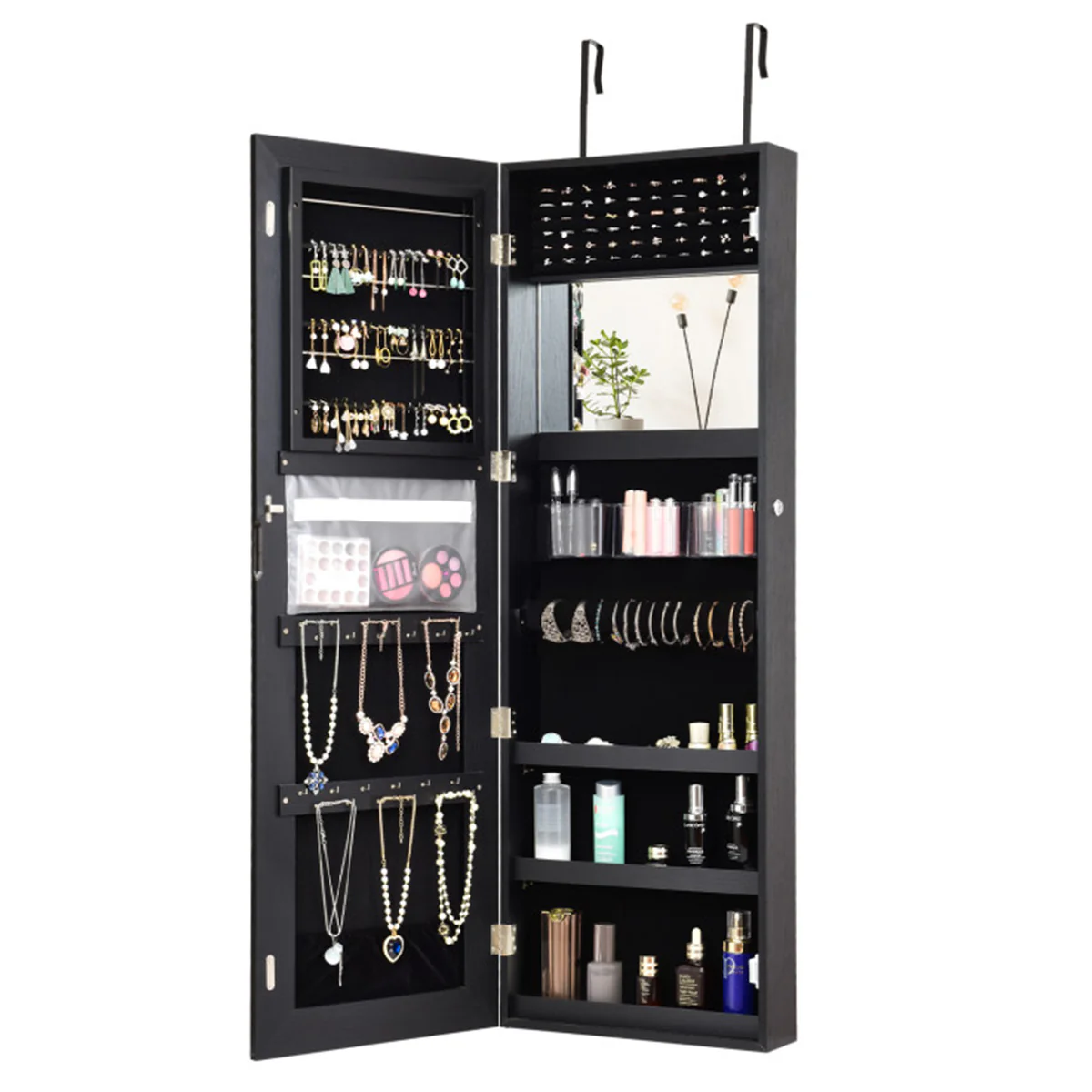 Mirrored Jewelry Cabinet Organizer - Image 2