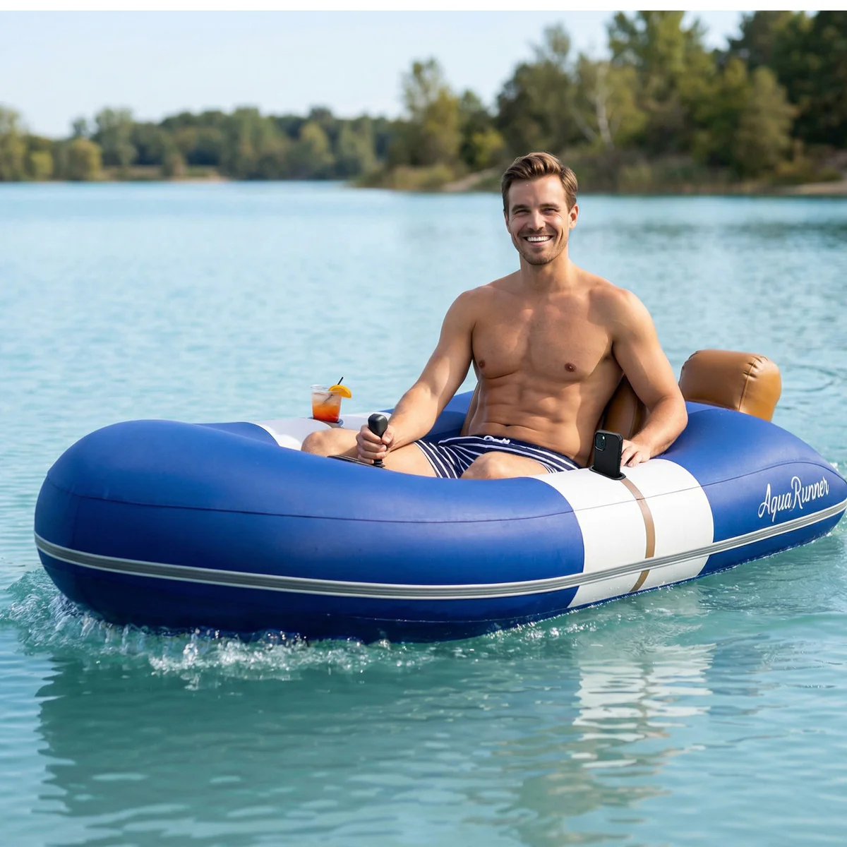 Motorized Pool and Lake Boat - Image 4