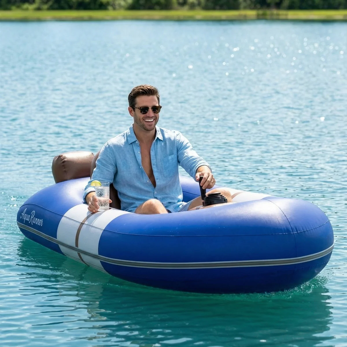 Motorized Pool and Lake Boat - Image 8