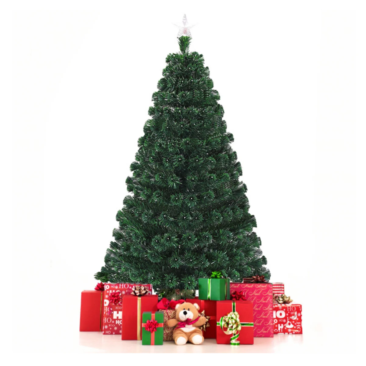 Multicolor Pre-lit Artificial Christmas Tree - Image 8