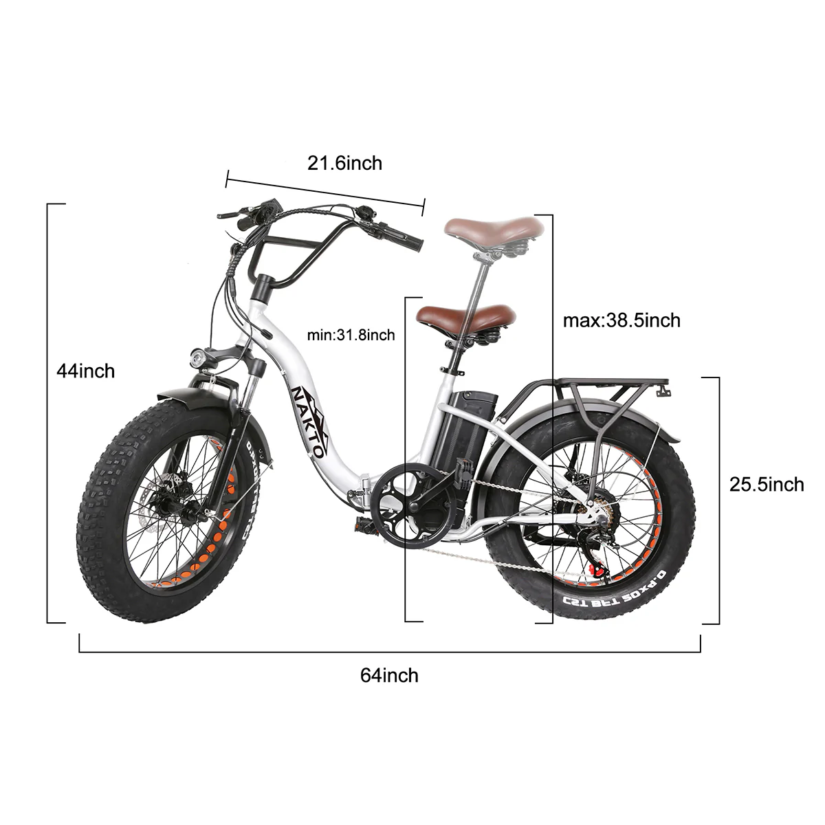 NAKTO Folding Electric Bike - Image 17