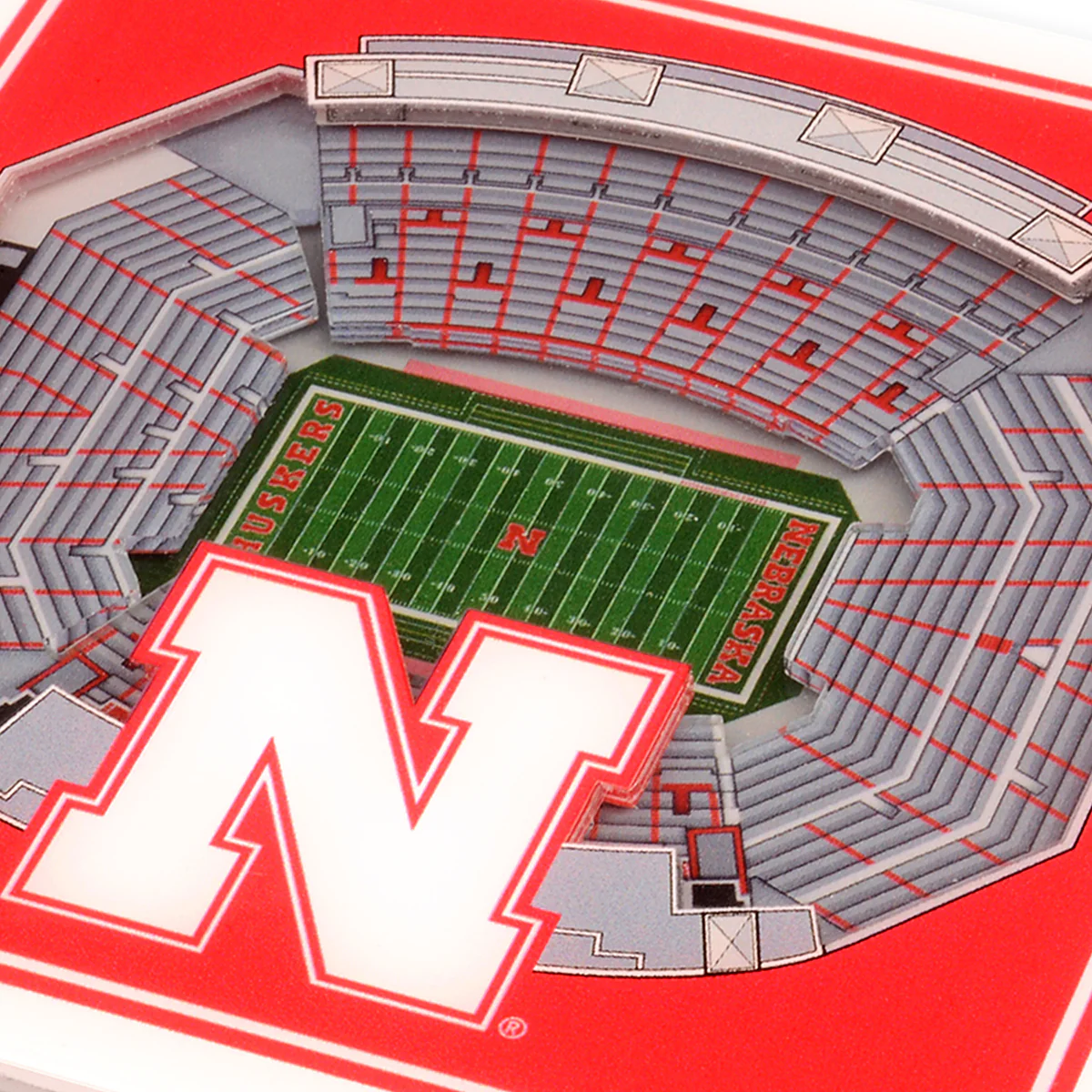 NCAA 3D Stadium Coasters (Set of 4) - Image 44
