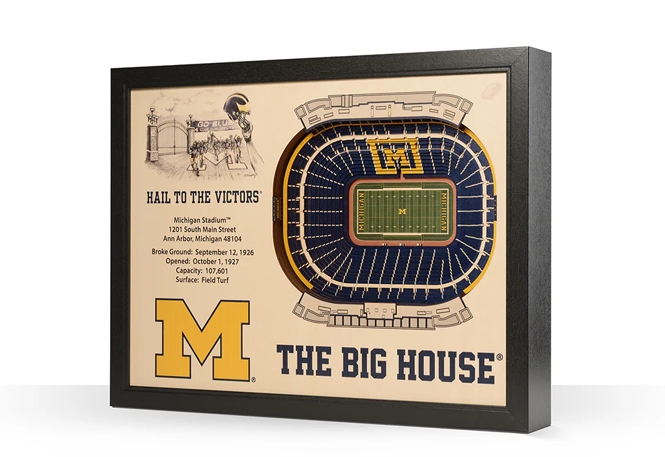 NCAA 3D Stadium Wall Art - Image 15