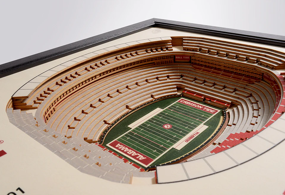 NCAA 3D Stadium Wall Art - Image 2