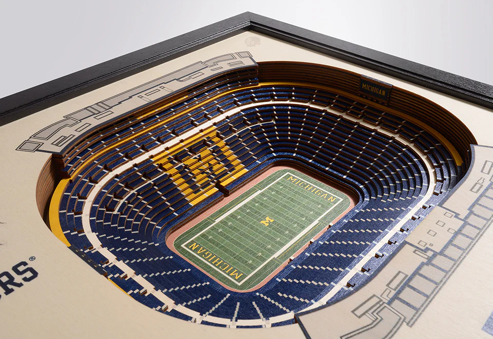 NCAA 3D Stadium Wall Art - Image 20
