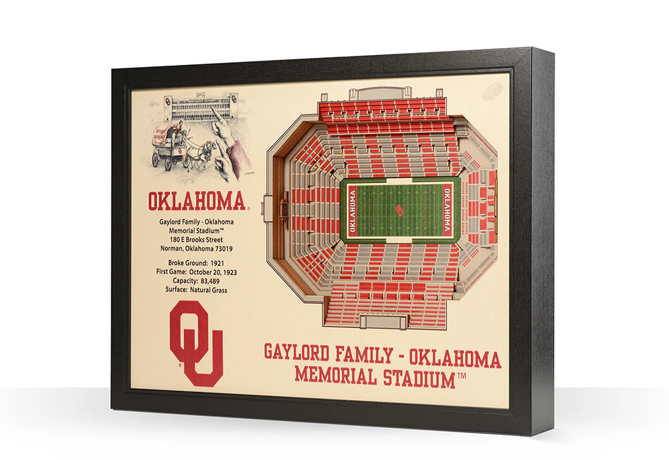 NCAA 3D Stadium Wall Art - Image 26
