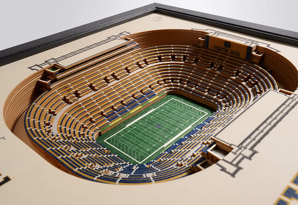 NCAA 3D Stadium Wall Art - Image 32