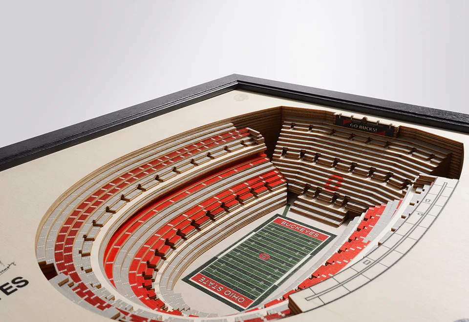 NCAA 3D Stadium Wall Art - Image 34