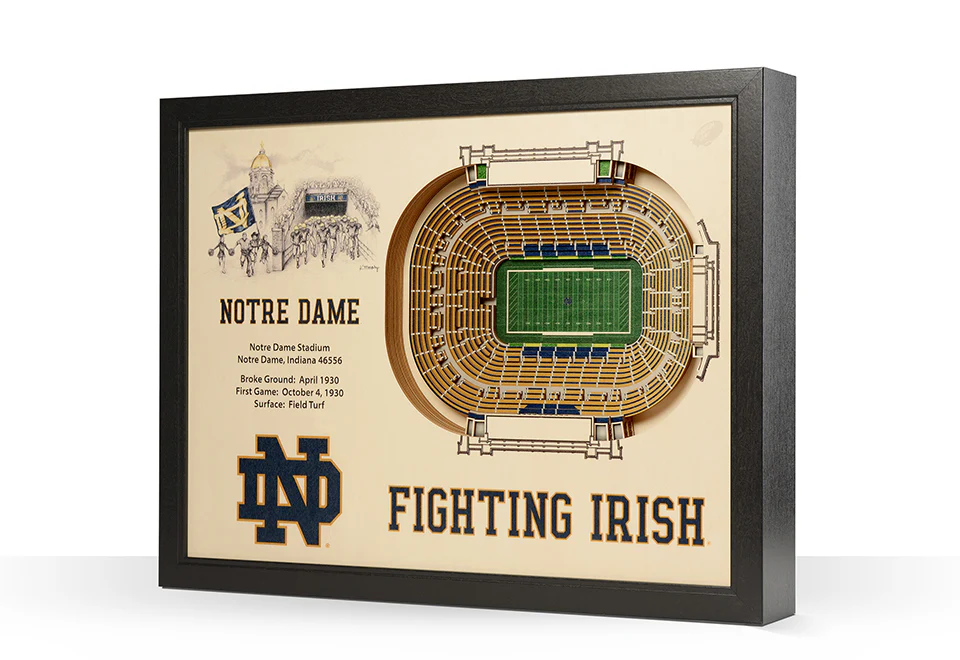 NCAA 3D Stadium Wall Art - Image 35
