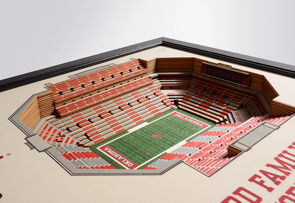 NCAA 3D Stadium Wall Art - Image 41