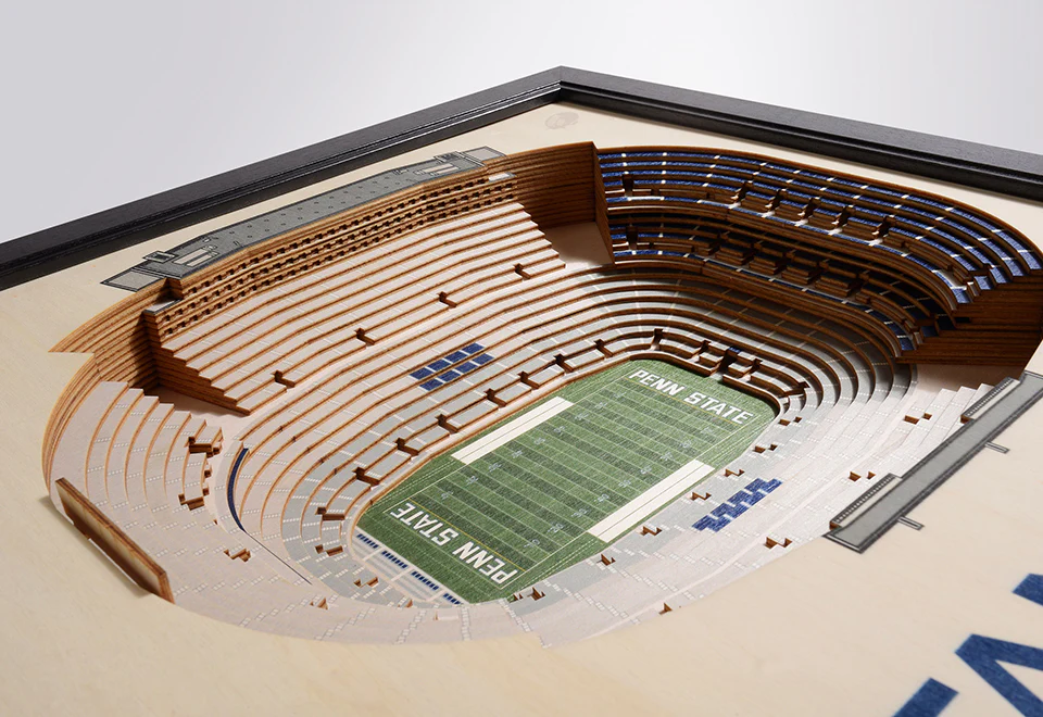 NCAA 3D Stadium Wall Art - Image 47