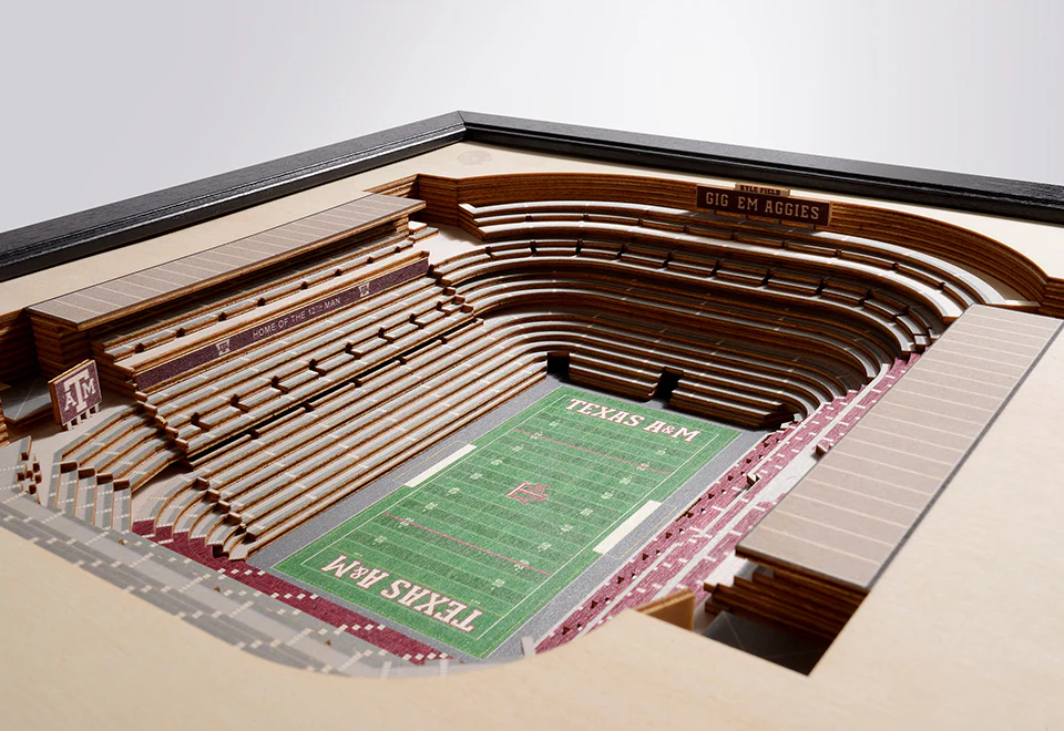 NCAA 3D Stadium Wall Art - Image 50