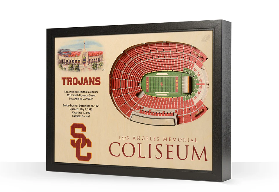 NCAA 3D Stadium Wall Art - Image 53