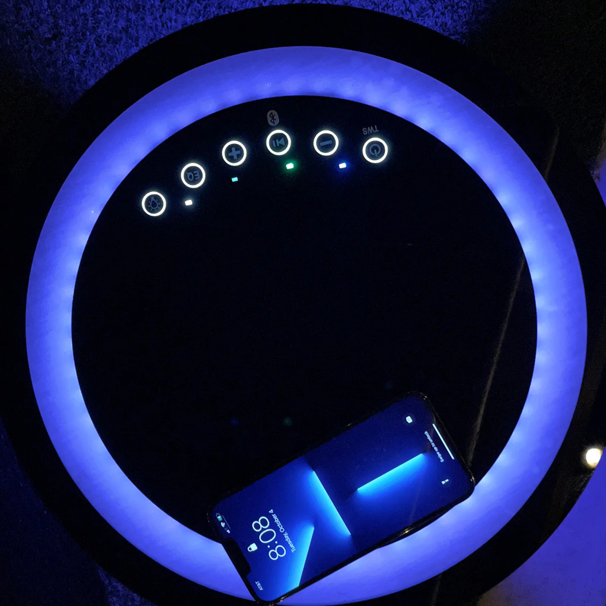 Nebula  Outdoor Bluetooth Speaker Side Table with Mood Lighting - Image 3