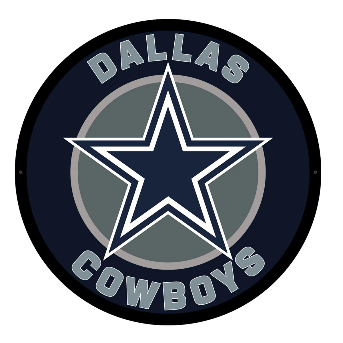 NFL Backlit Full Edge Round Wall Sign - Image 31