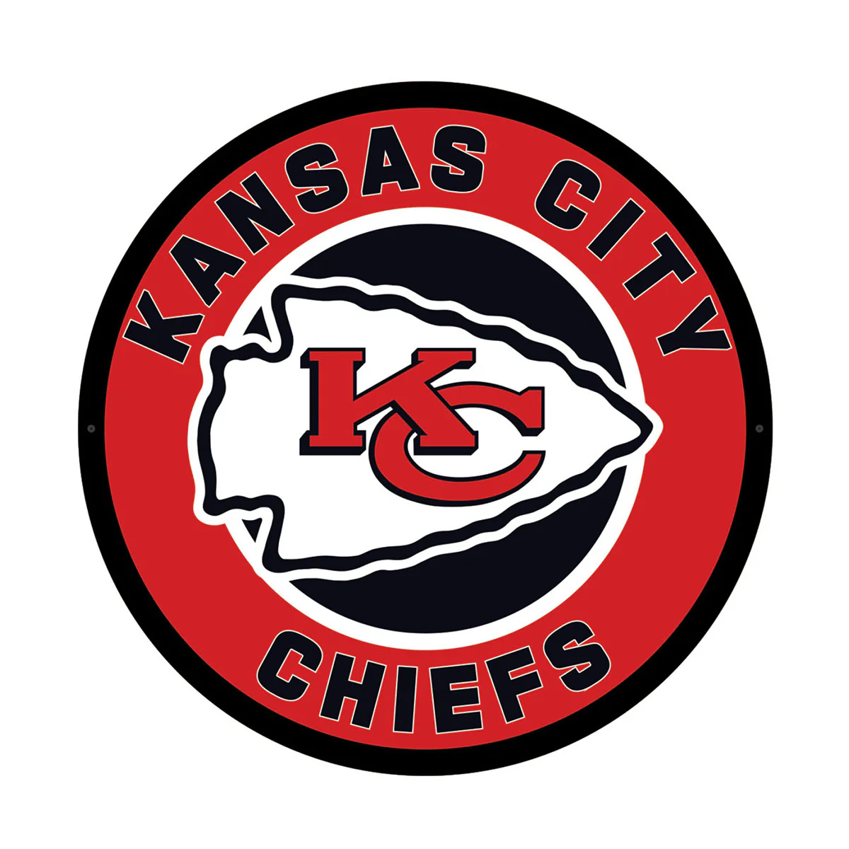 NFL Backlit Full Edge Round Wall Sign - Image 56