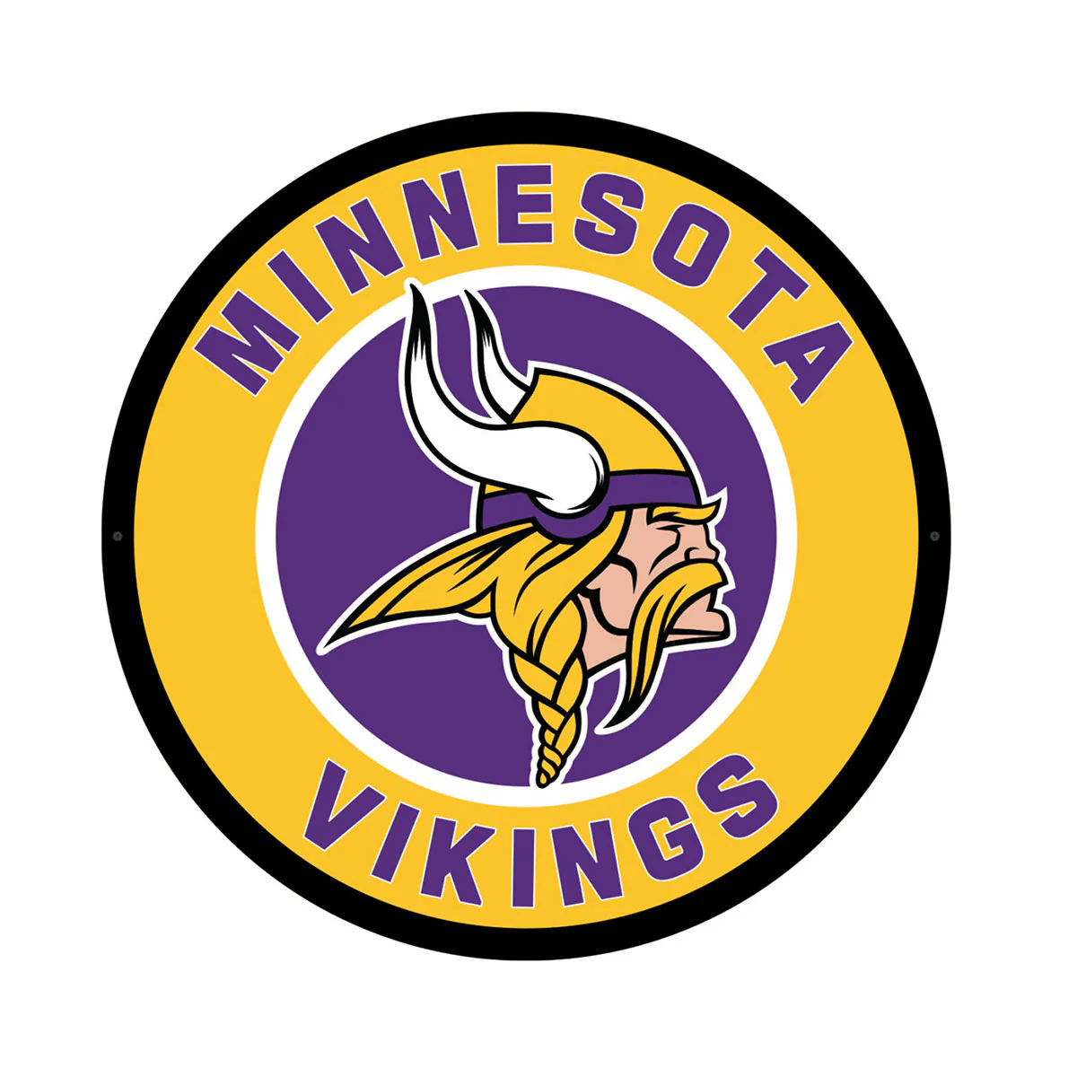 NFL Backlit Full Edge Round Wall Sign - Image 74
