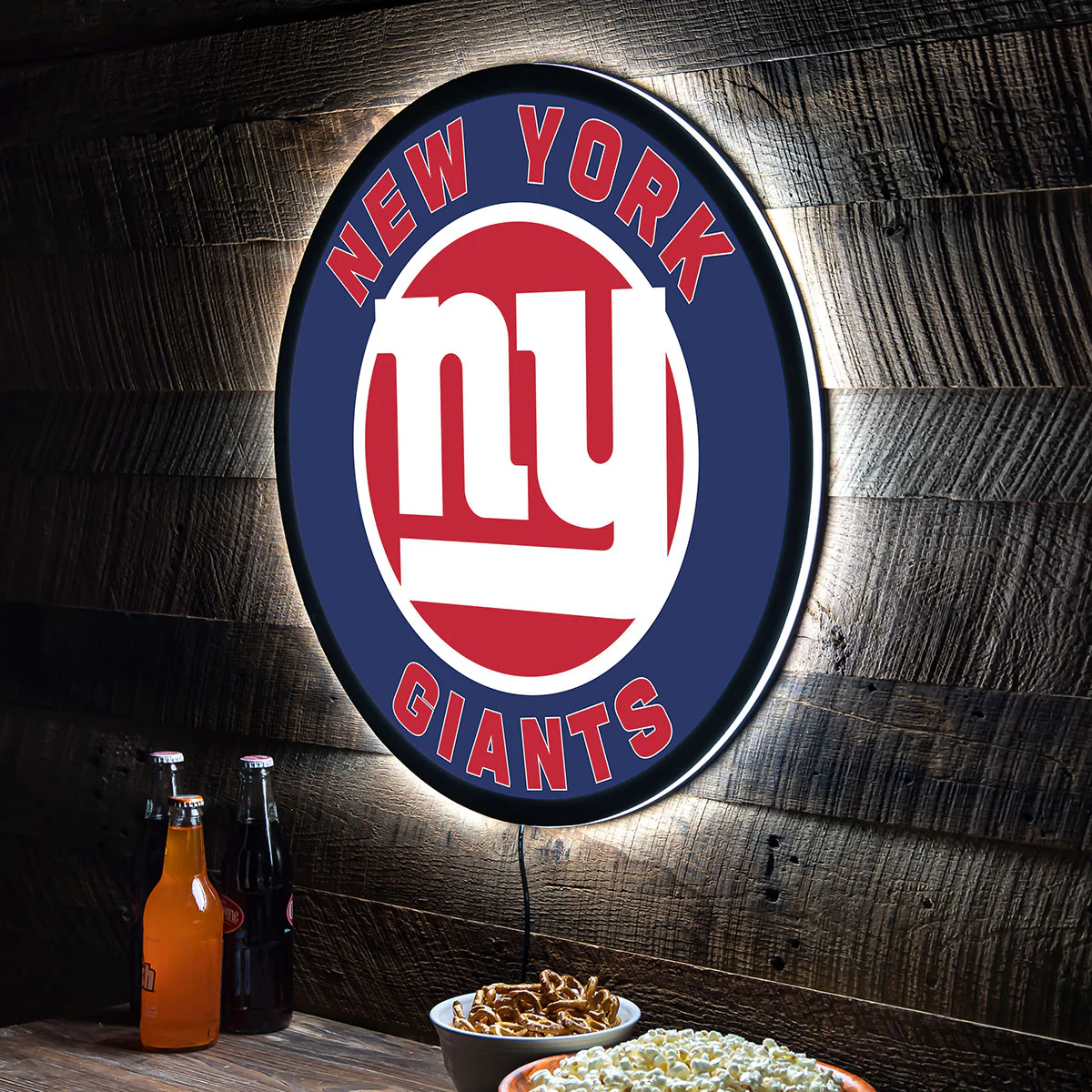 NFL Backlit Full Edge Round Wall Sign - Image 84