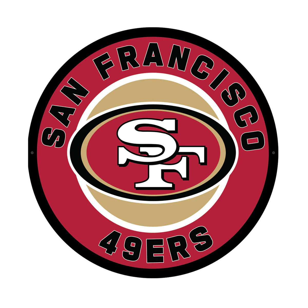NFL Backlit Full Edge Round Wall Sign - Image 92