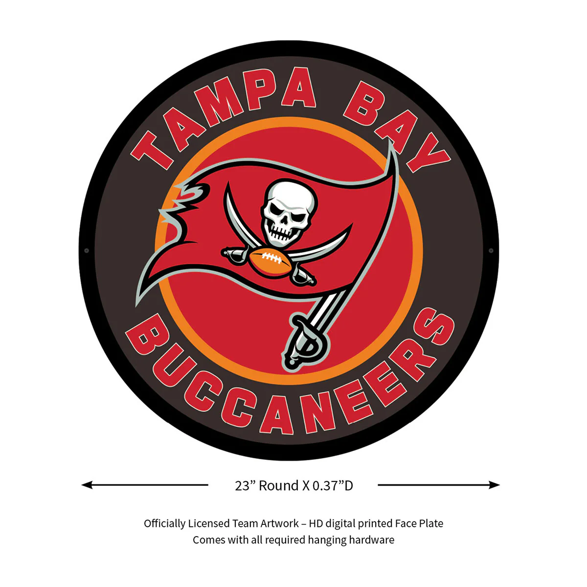 NFL Backlit Full Edge Round Wall Sign - Image 99