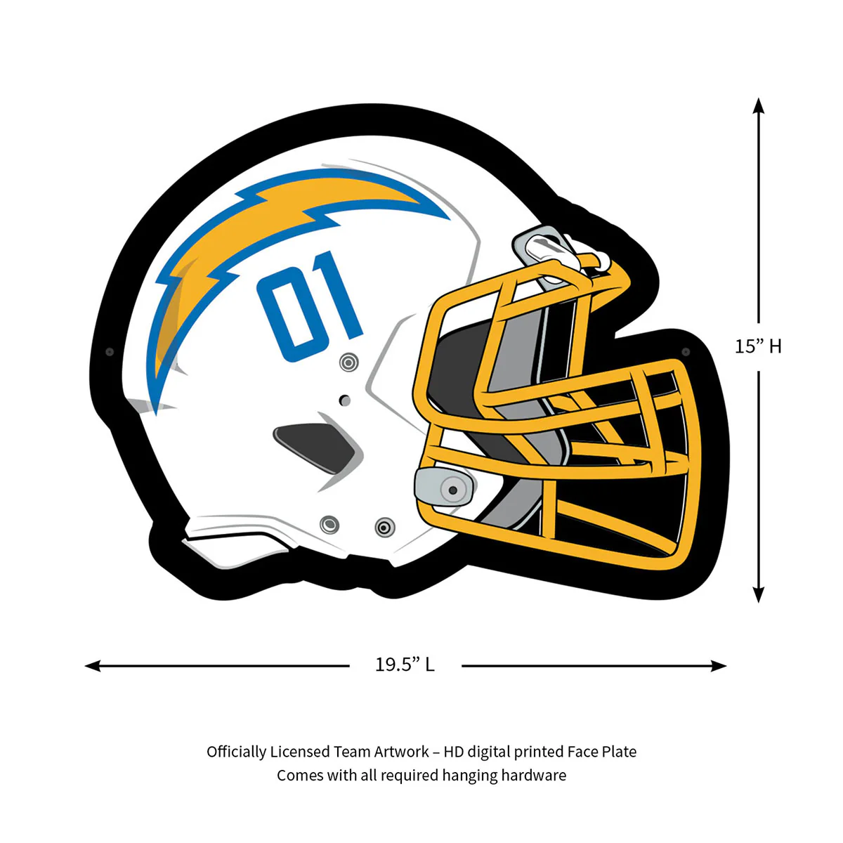 NFL Backlit Helmet Wall Sign - Image 101