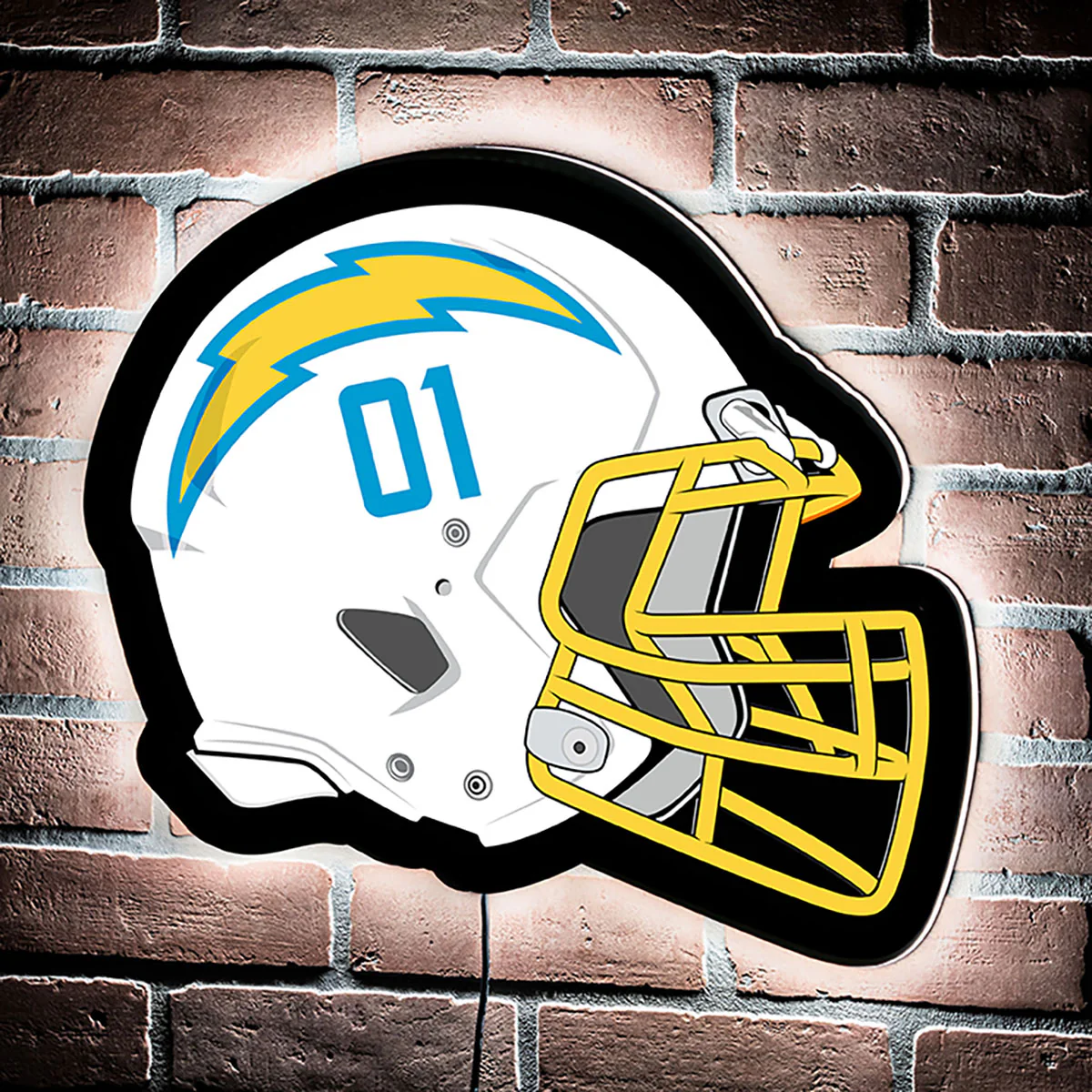 NFL Backlit Helmet Wall Sign - Image 42