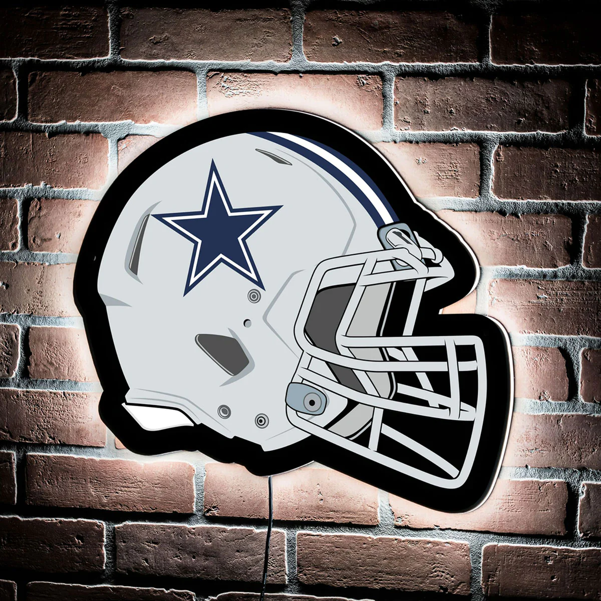 NFL Backlit Helmet Wall Sign - Image 61
