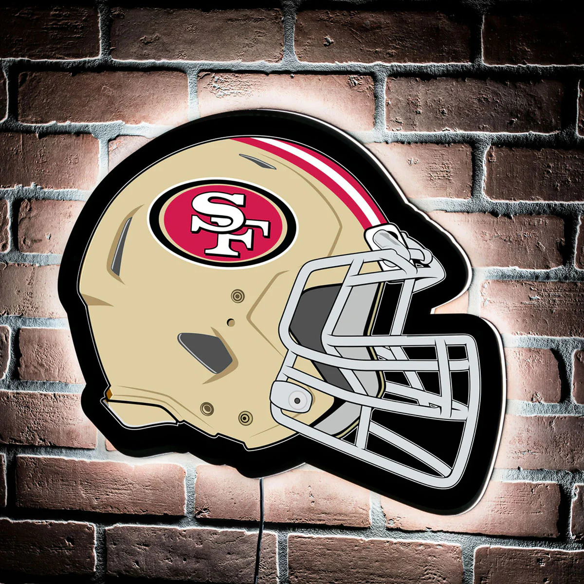 NFL Backlit Helmet Wall Sign - Image 65